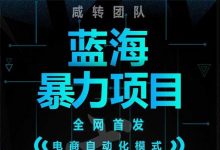引流哥蓝海暴力躺赚项目:无需发圈无需引流无需售后,每单赚50-500-泡泡爱学习